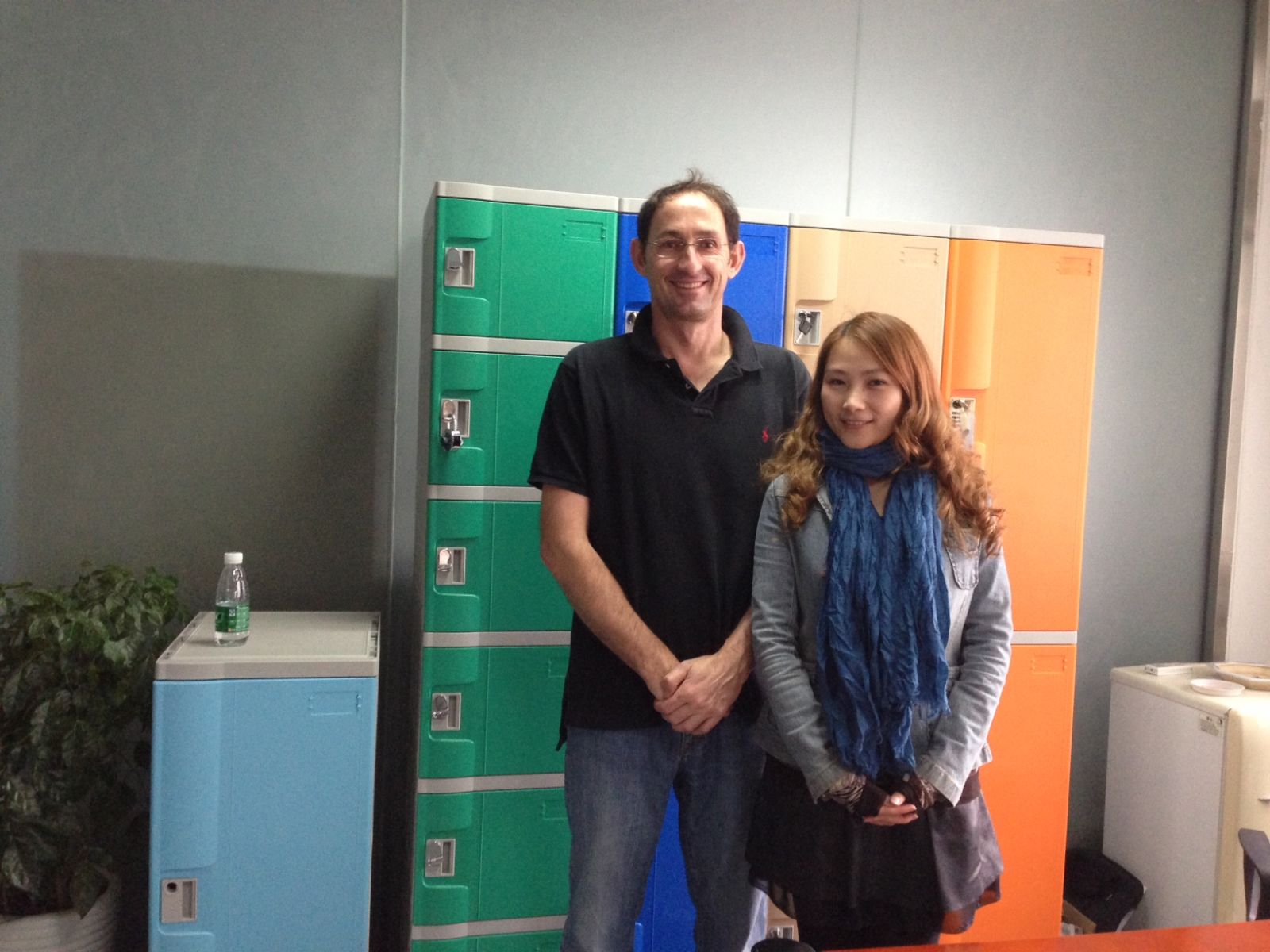 Australian Lockers Customer Visiting