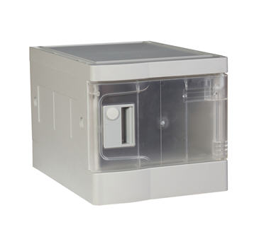 China Plastic Mini Lockers, Transparent Color