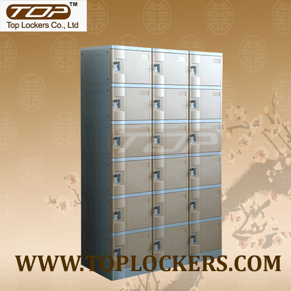 Six Tier Plastic Cabinets, Coffee Color