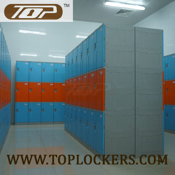 Triple Tier ABS Plastic Cabinets, Blue Color