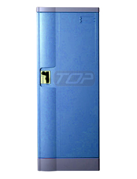 Double Tier School Lockers ABS Plastic, Navy Color