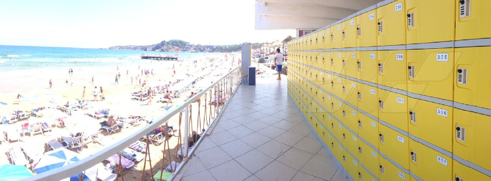 Beach Lockers in Turkey